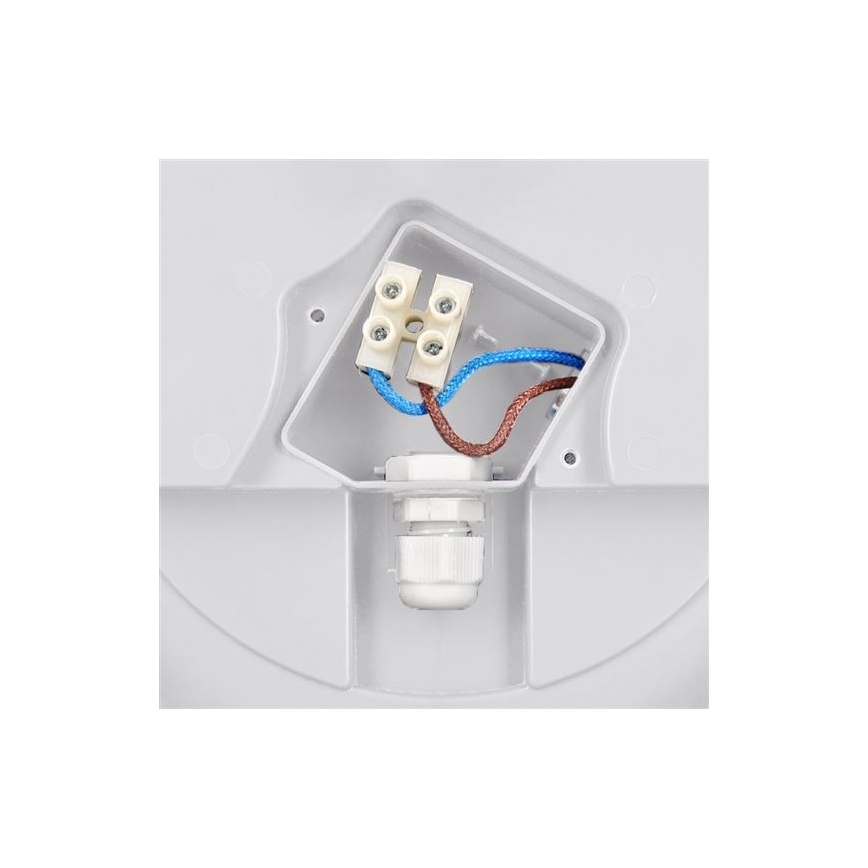 LED Vonkajšie stropné svietidlo SIENA LED/13W/230V IP54 pr. 17 cm biela