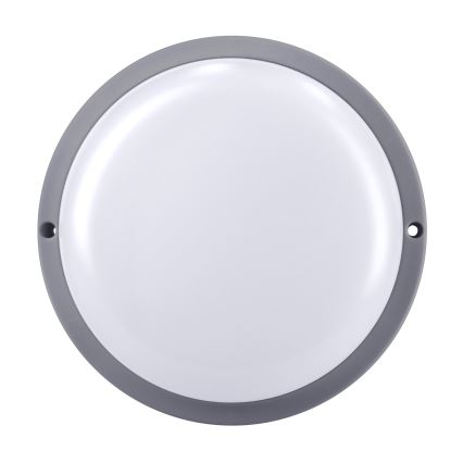 LED Vonkajšie nástenné svietidlo LED/20W/230V 4000K IP54 šedá guľatý