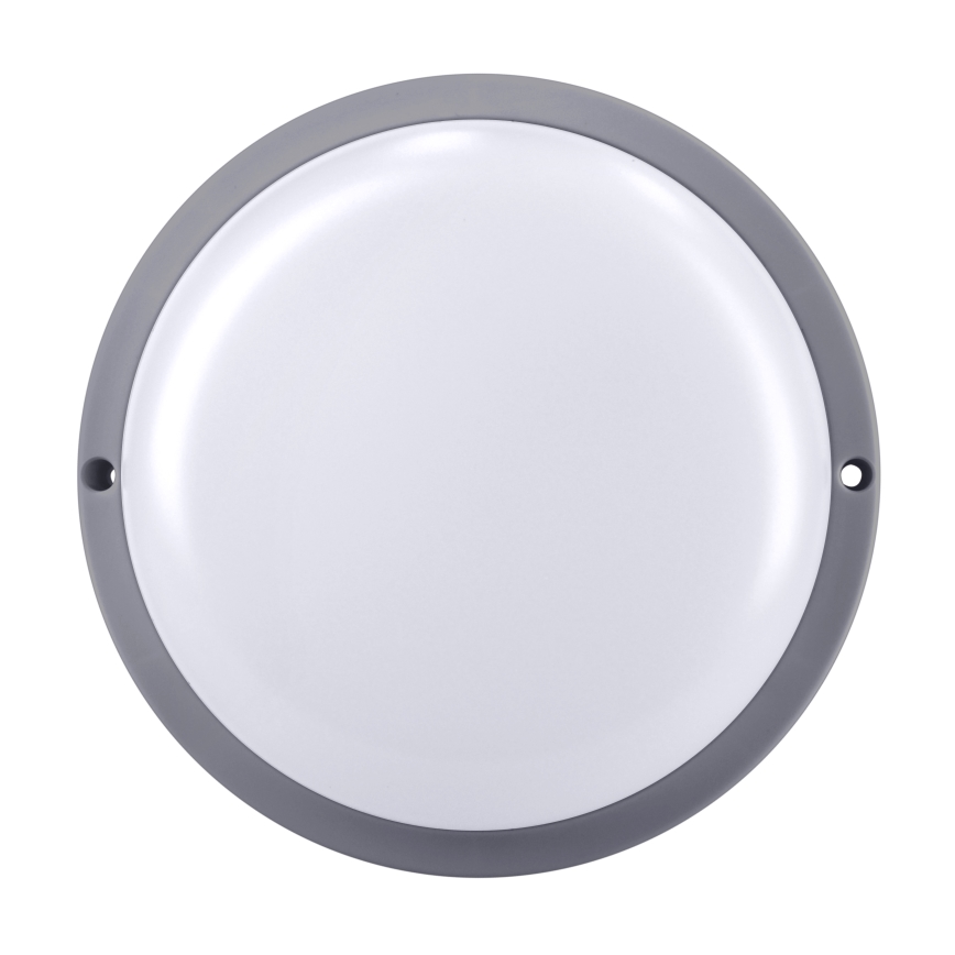 LED Vonkajšie nástenné svietidlo LED/20W/230V 4000K IP54 šedá guľatý