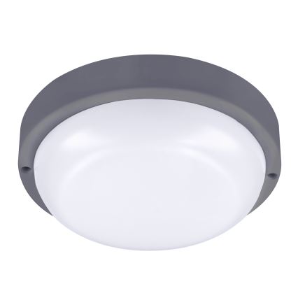 LED Vonkajšie nástenné svietidlo LED/20W/230V 4000K IP54 šedá guľatý
