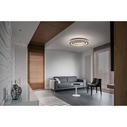 LED Stmievateľné stropné svietidlo CASCADE LED/111W/230V 3000-6500K + diaľkové ovládanie