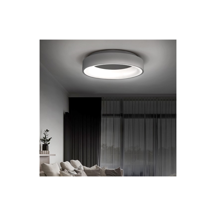 LED Stmievateľné stropné svietidlo TREVISO LED/48W/230V + diaľkové ovládanie