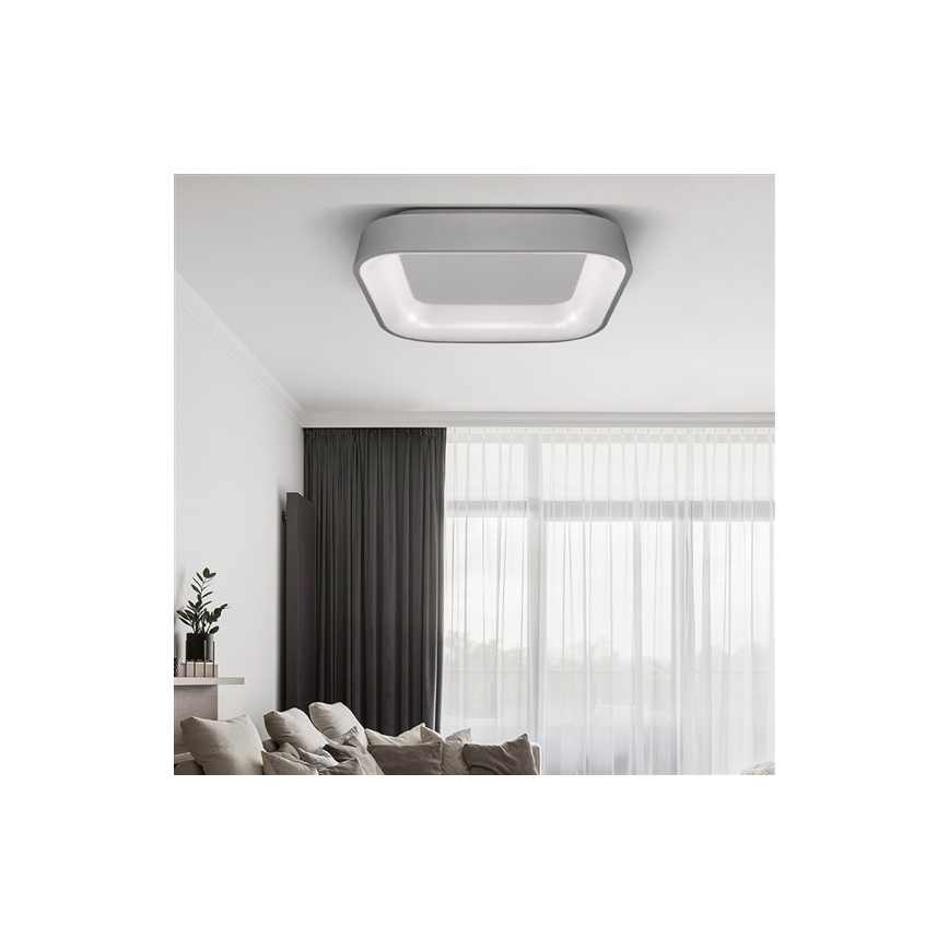 LED Stmievateľné stropné svietidlo TREVISO LED/48W/230V + diaľkové ovládanie