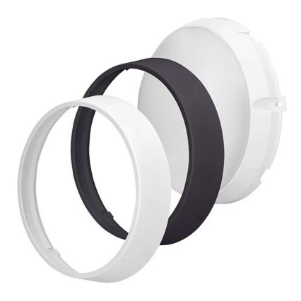 LED vonkajšie nástenné svietidlo 2 v 1, LED/20W/230V, 3000/4000/6500K (prepínateľné), IP65, priemer 22 cm