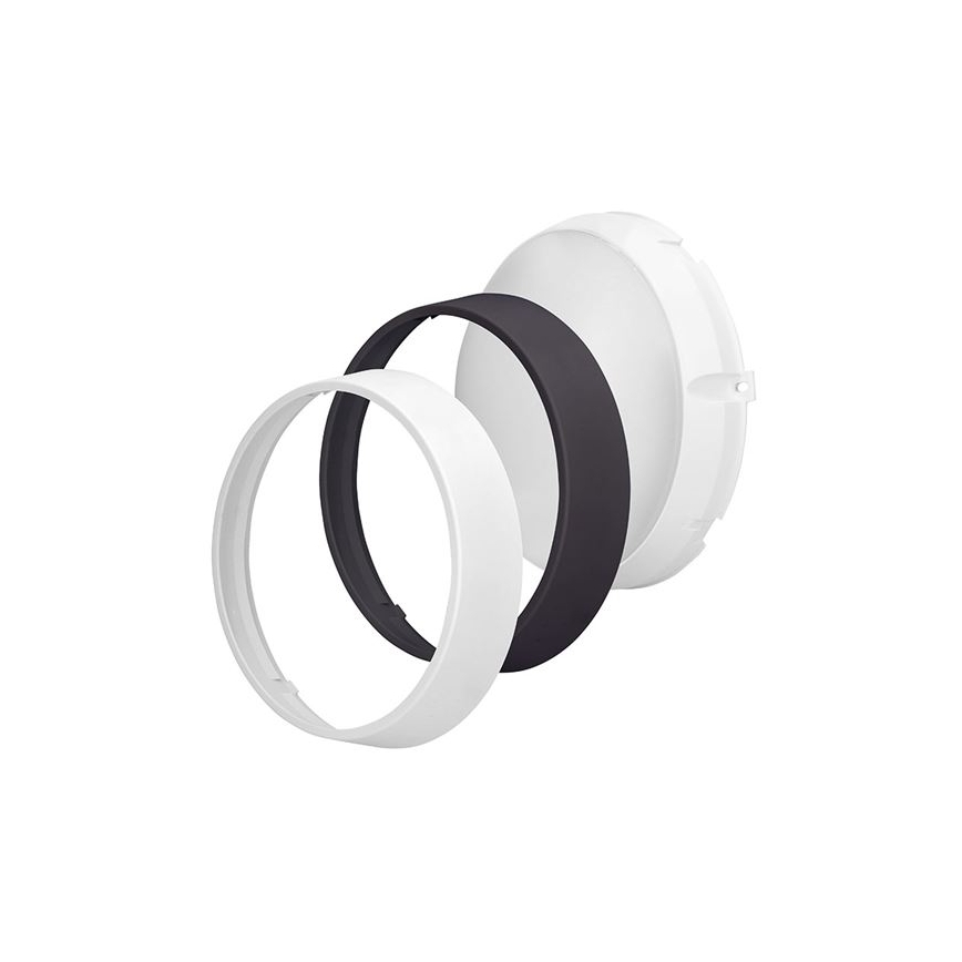 LED vonkajšie nástenné svietidlo 2 v 1, LED/20W/230V, 3000/4000/6500K (prepínateľné), IP65, priemer 22 cm