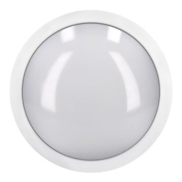 LED Vonkajšie stropné svietidlo SIENA LED/20W/230V IP54 pr. 23 cm biela