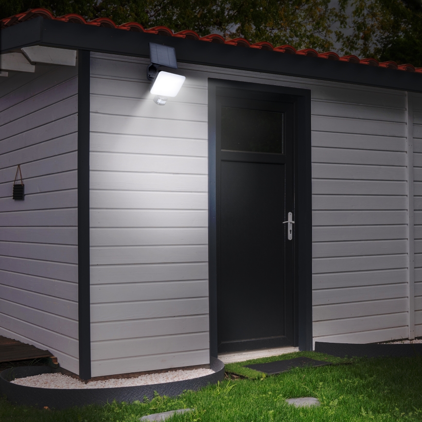 LED Solárny reflektor so senzorom pohybu LED/11W/3,7V 4400mAh 3000K/4000K/6500K IP54
