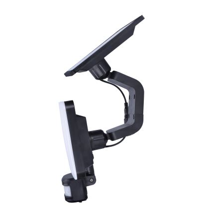 LED Solárny reflektor so senzorom pohybu LED/11W/3,7V 4400mAh 3000K/4000K/6500K IP54