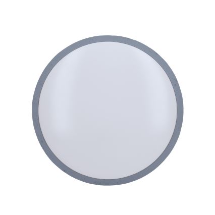 LED Stmievateľné stropné svietidlo GREY LED/48W/230V 3000-6500K šedá pr. 38 cm + diaľkové ovládanie