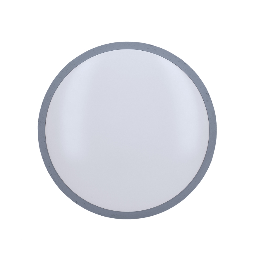 LED Stmievateľné stropné svietidlo GREY LED/48W/230V 3000-6500K šedá pr. 38 cm + diaľkové ovládanie
