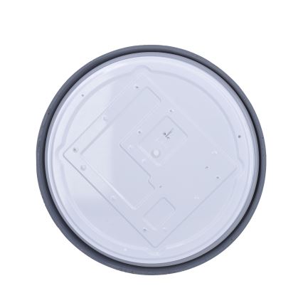 LED Stmievateľné stropné svietidlo GREY LED/48W/230V 3000-6500K šedá pr. 38 cm + diaľkové ovládanie