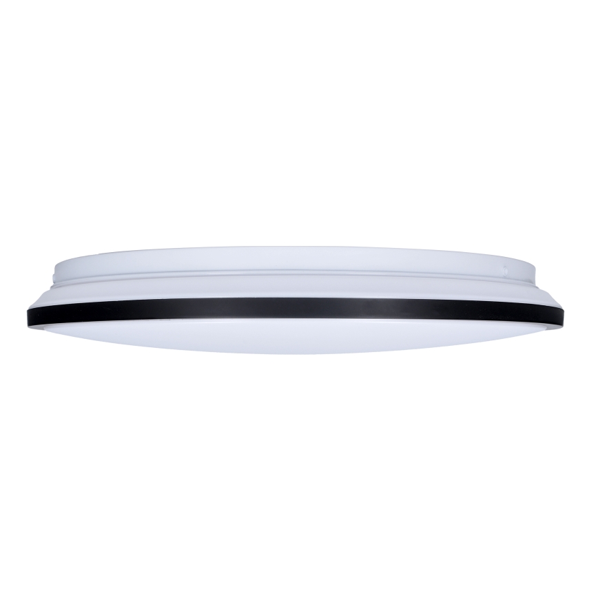 LED Stmievateľné stropné svietidlo JAMIL LED/48W/230V 3000-6500K čierna + diaľkové ovládanie