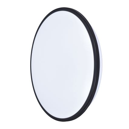 LED Stmievateľné stropné svietidlo JAMIL LED/48W/230V 3000-6500K čierna + diaľkové ovládanie