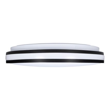 LED Stmievateľné stropné svietidlo LASKOS LED/48W/230V 3000-6500K čierna + diaľkové ovládanie
