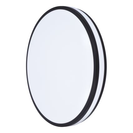 LED Stmievateľné stropné svietidlo LASKOS LED/48W/230V 3000-6500K čierna + diaľkové ovládanie