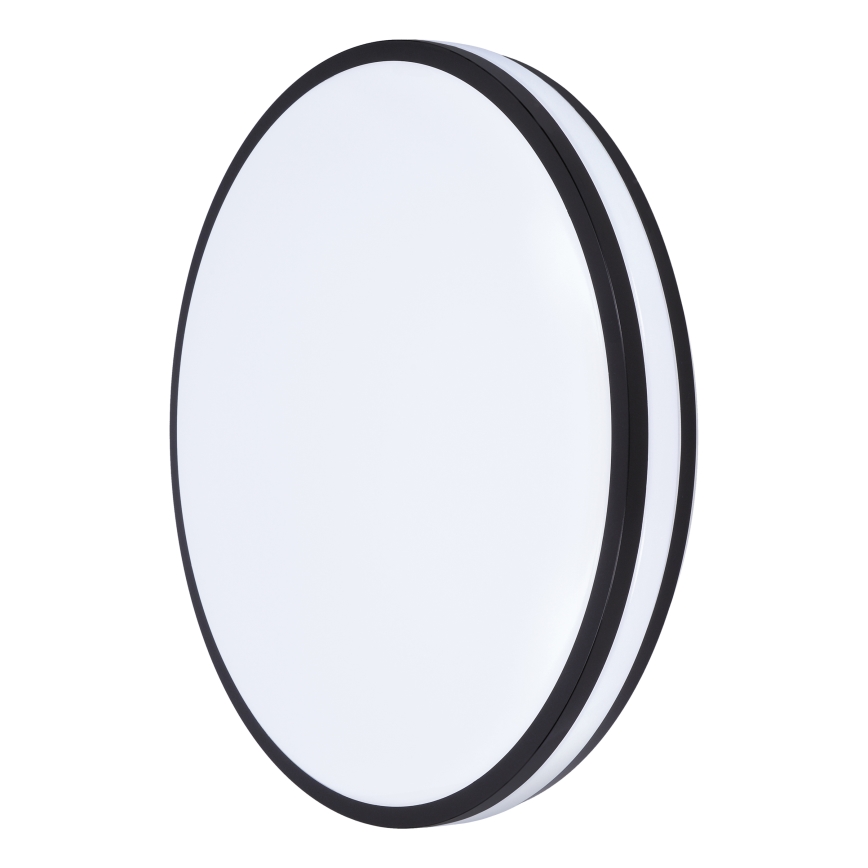 LED Stmievateľné stropné svietidlo LASKOS LED/48W/230V 3000-6500K čierna + diaľkové ovládanie