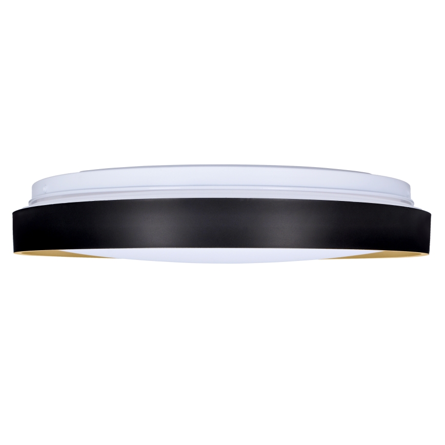 LED Stmievateľné stropné svietidlo CALA LED/48W/230V 3000-6500K čierna/zlatá + diaľkové ovládanie