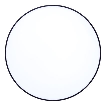 LED Stmievateľné stropné svietidlo PENLEY LED/48W/230V 3000-6500K pr.40 cm čierna + diaľkové ovládanie