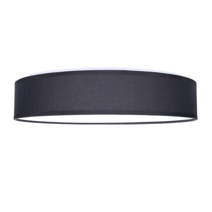 LED Stmievateľné stropné svietidlo PENLEY LED/48W/230V 3000-6500K pr.40 cm čierna + diaľkové ovládanie