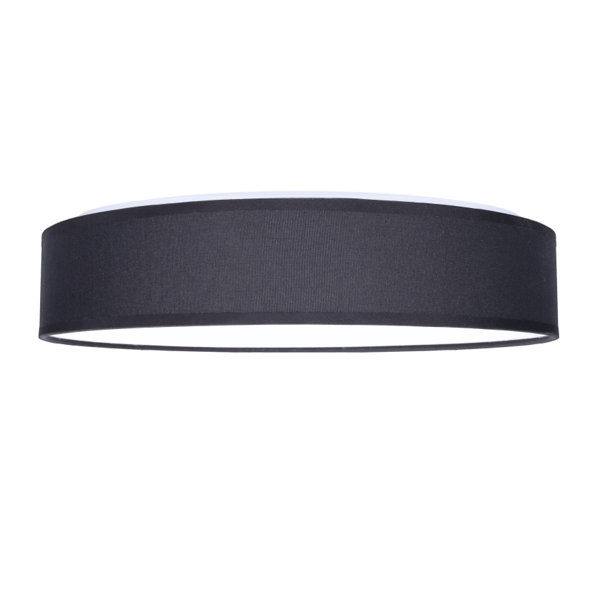LED Stmievateľné stropné svietidlo PENLEY LED/48W/230V 3000-6500K pr.40 cm čierna + diaľkové ovládanie