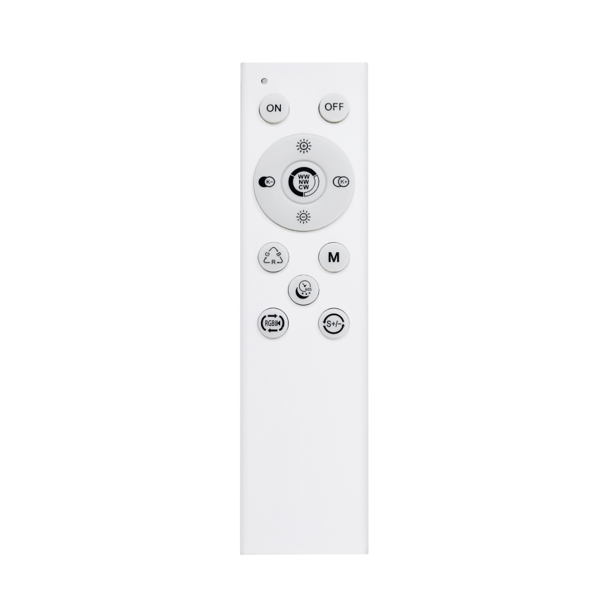 LED RGB Stmievateľné stropné svietidlo FLOCO LED/30W/230V 3000-6500K + RGB/6W pr. 40cm + diaľkové ovládanie