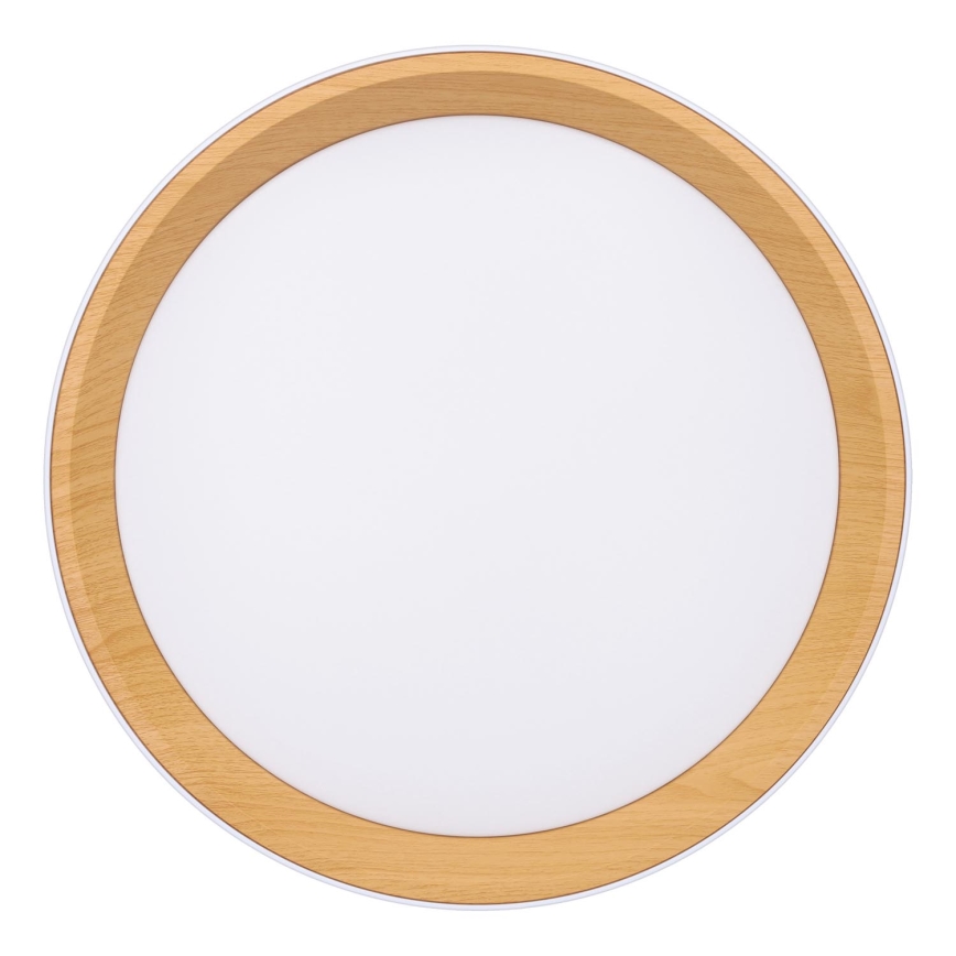 LED Stmievateľné stropné svietidlo LARIOS LED/48W/230V 3000-6500K pr.39 cm bílá+ diaľkové ovládanie