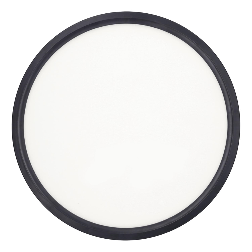 LED Stmievateľné stropné svietidlo ESTELA LED/36W/230V pr.30 cm čierna + diaľkové ovládanie