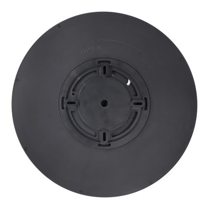 LED Stmievateľné stropné svietidlo ESTELA LED/36W/230V pr.30 cm čierna + diaľkové ovládanie