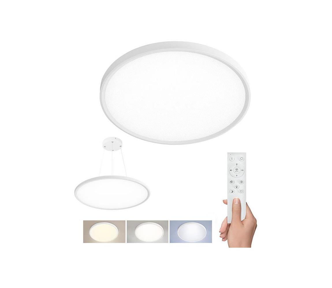 WO8022 - LED stropné/prisadené/závesné svietidlo LED/40W/230V 3000–6500K + diaľkové ovládanie WO8022