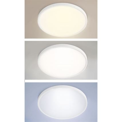 LED stmievateľné stropné prisadené závesné svietidlo LED/50W/230V 3000-6500K + diaľkové ovládanie