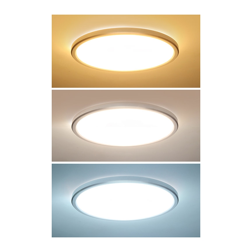 LED Kúpeľňové stropné svietidlo ACATE LED/24W/230V 3000/4000/6000K pr. 29,3 cm IP54