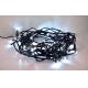 LED Vonkajšia vianočná reťaz 100xLED/8 funkcií IP44 13m studená biela