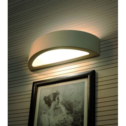 Nástenné svietidlo ATENA 1xE27/60W/230V 40,5 cm biela