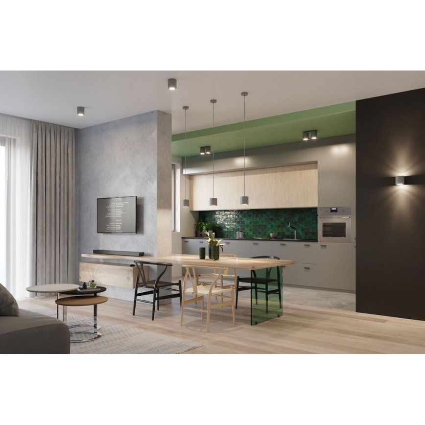 Bodové svietidlo ORBIS 2 2xGU10/40W/230V šedá
