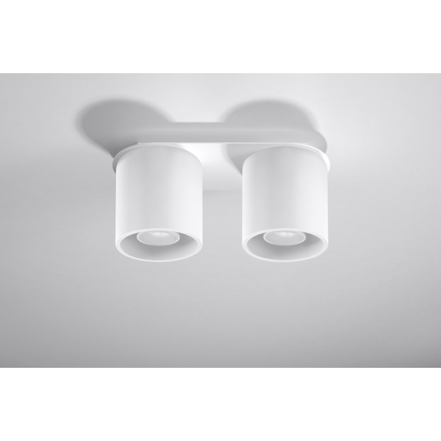 Bodové svietidlo ORBIS 2 2xGU10/40W/230V biela