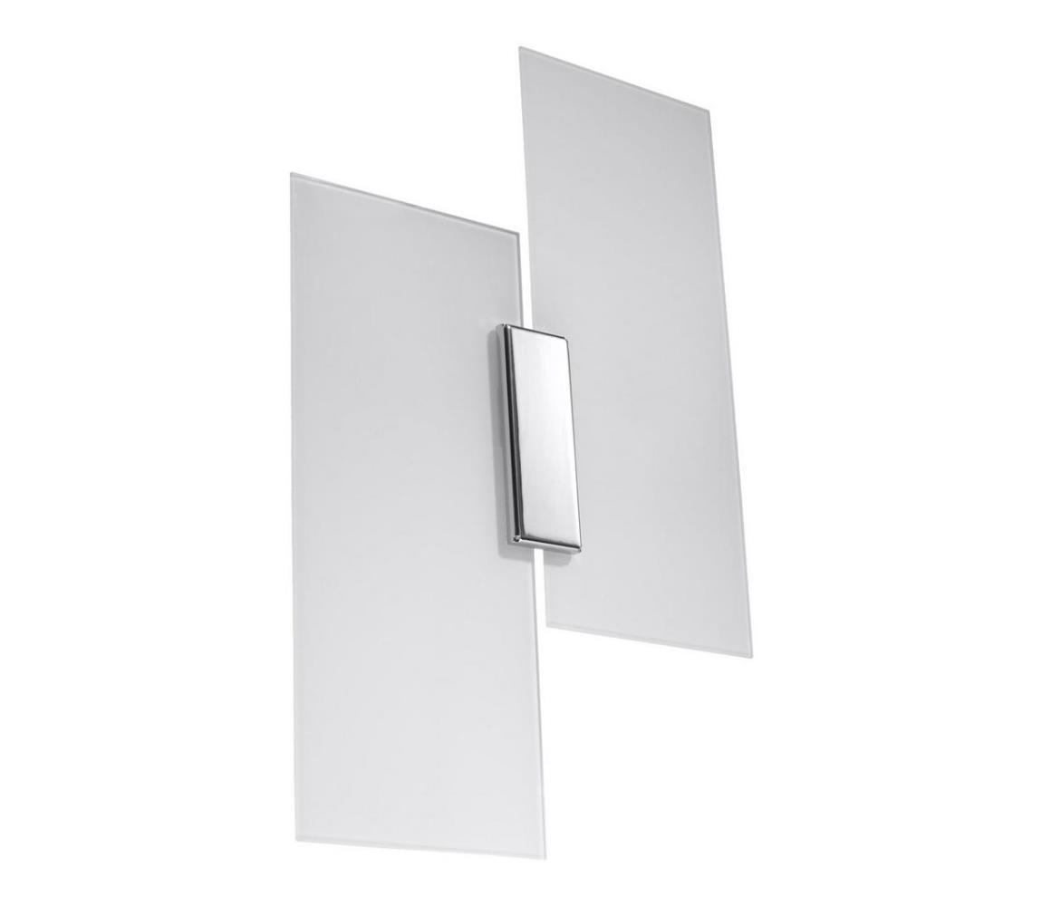 SL.0197 - Nástenné svietidlo FABIANO 2xE27/60W/230V biela/chróm