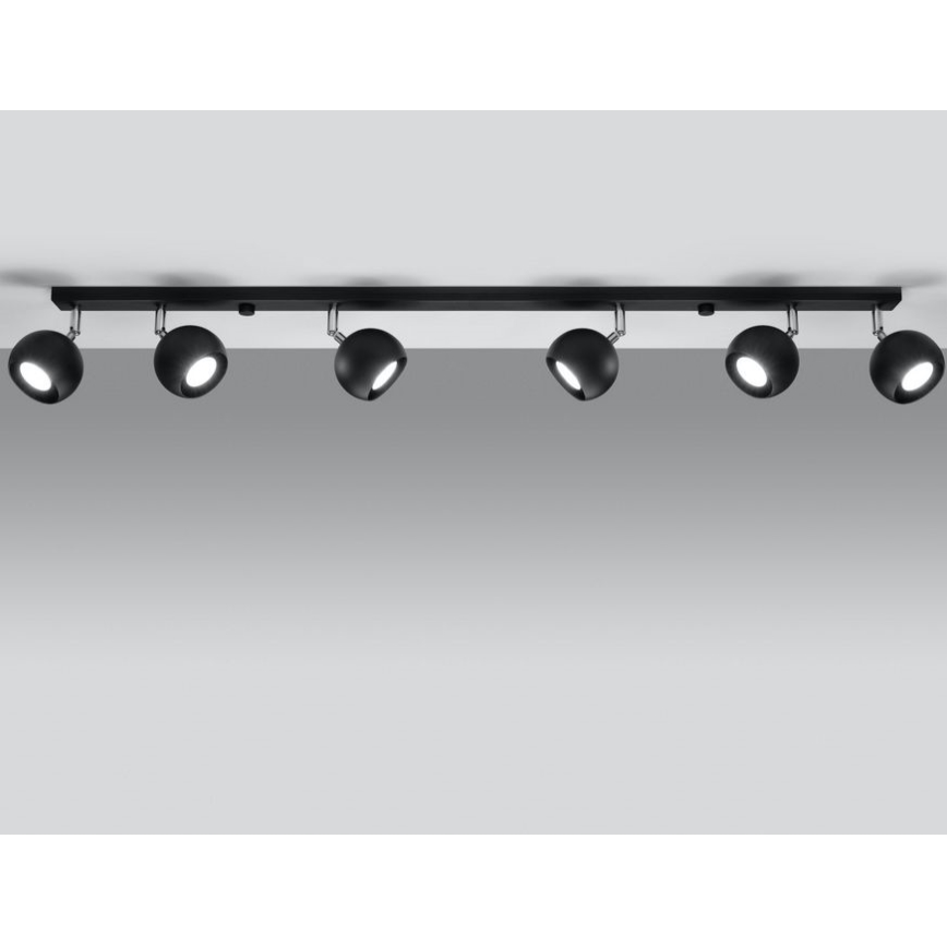Stropné bodové svietidlo OCULARE 6xGU10/10W/230V