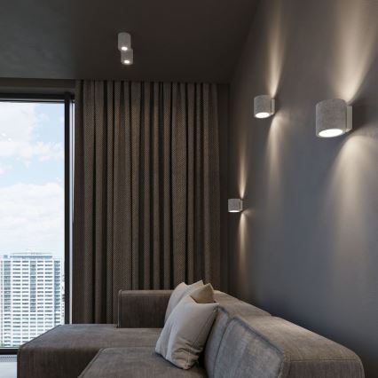 Sollux SL.0488 - Stropné svietidlo ORBIS 1xGU10/40W/230V beton