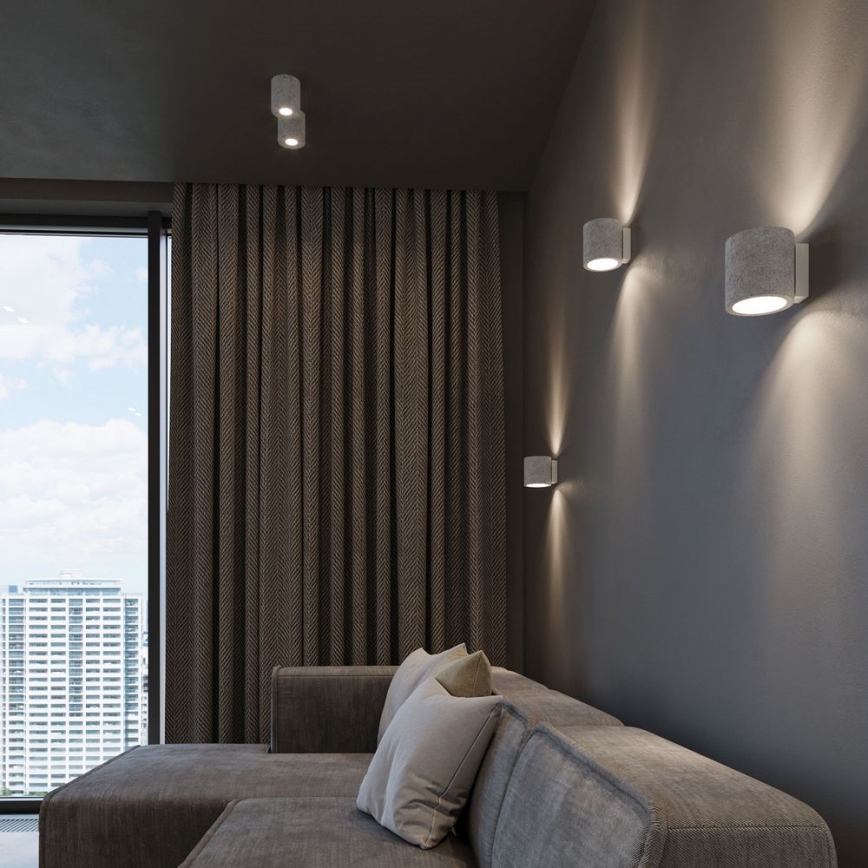 Sollux SL.0488 - Stropné svietidlo ORBIS 1xGU10/40W/230V beton