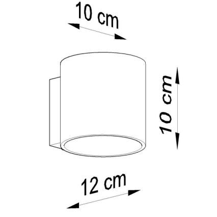 Nástenné svietidlo ORBIS 1xG9/40W/230V buk