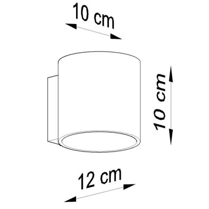 Nástenné bodové svietidlo ORBIS 1 1xG9/40W/230V antracit