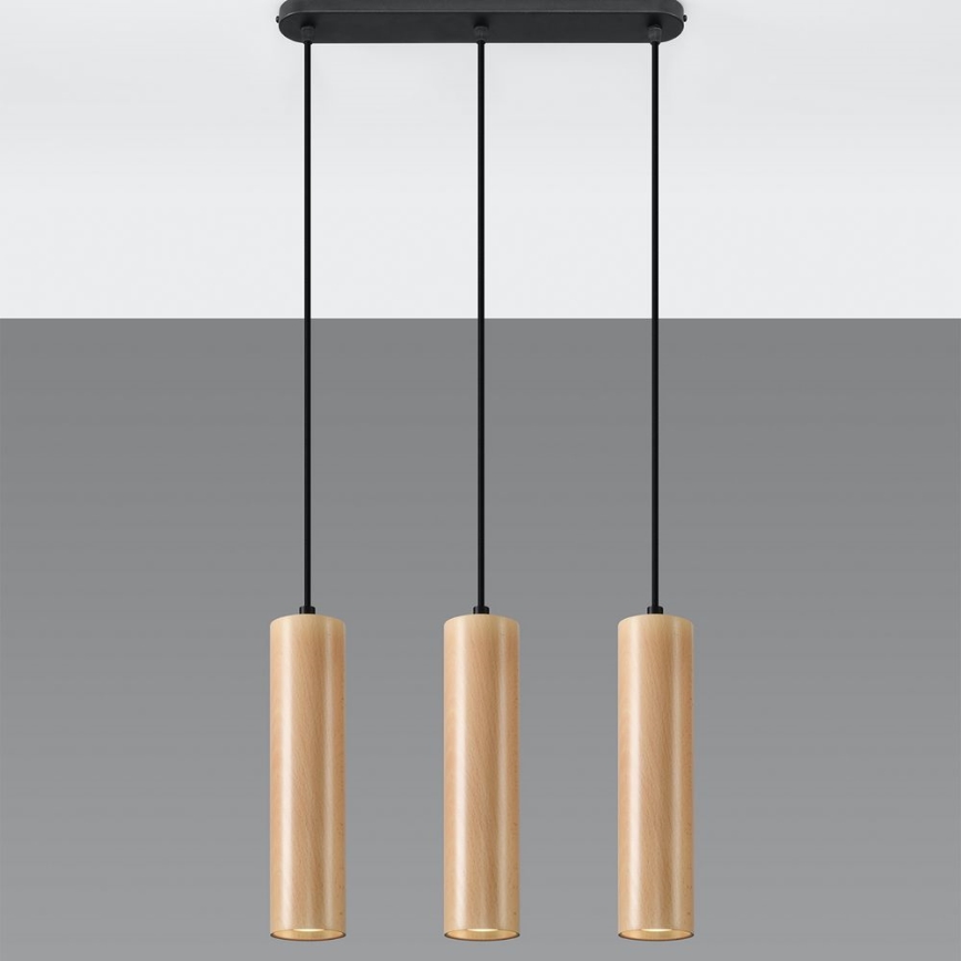 Luster na lanku LINO 3xGU10/40W/230V buk