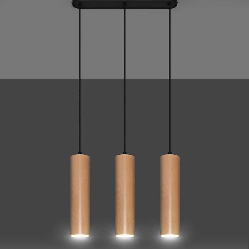 Luster na lanku LINO 3xGU10/40W/230V buk