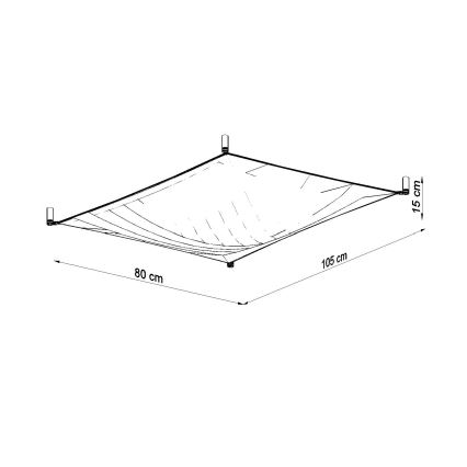 LED stropné svietidlo LUNA 2xG13/8,5W/230V 8x10,5 cm biele