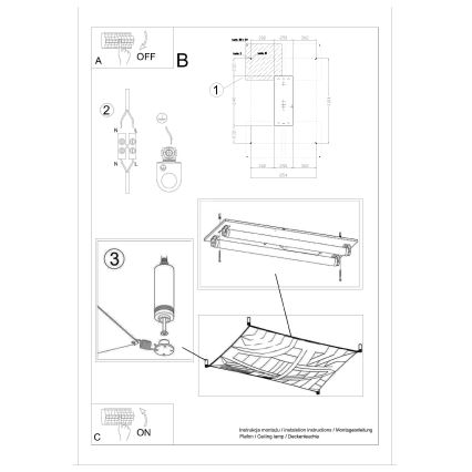 LED stropné svietidlo LUNA 2xG13/8,5W/230V 8x10,5 cm biele