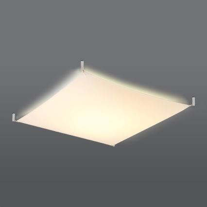 LED stropné svietidlo LUNA 4xG13/8,5W/230V 105x105 cm biela