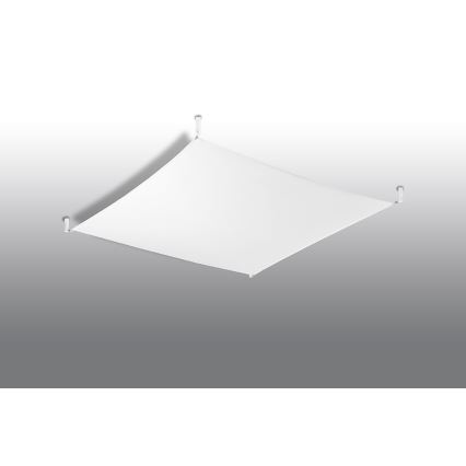 LED stropné svietidlo LUNA 4xG13/8,5W/230V 105x105 cm biela