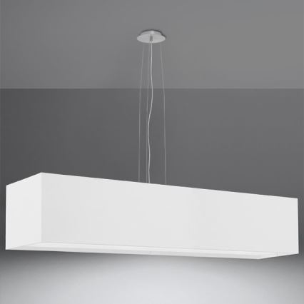 Luster na lanku SANTA 5xE27/60W/230V 120 cm biela
