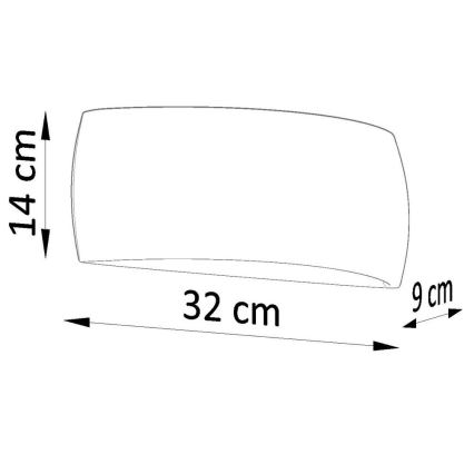 Nástenné svietidlo PONTIUS 1xG9/40W/230V šedá