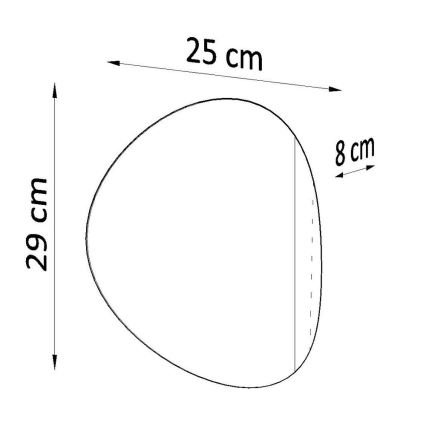 Nástenné svietidlo SENSES 2xG9/40W/230V biela